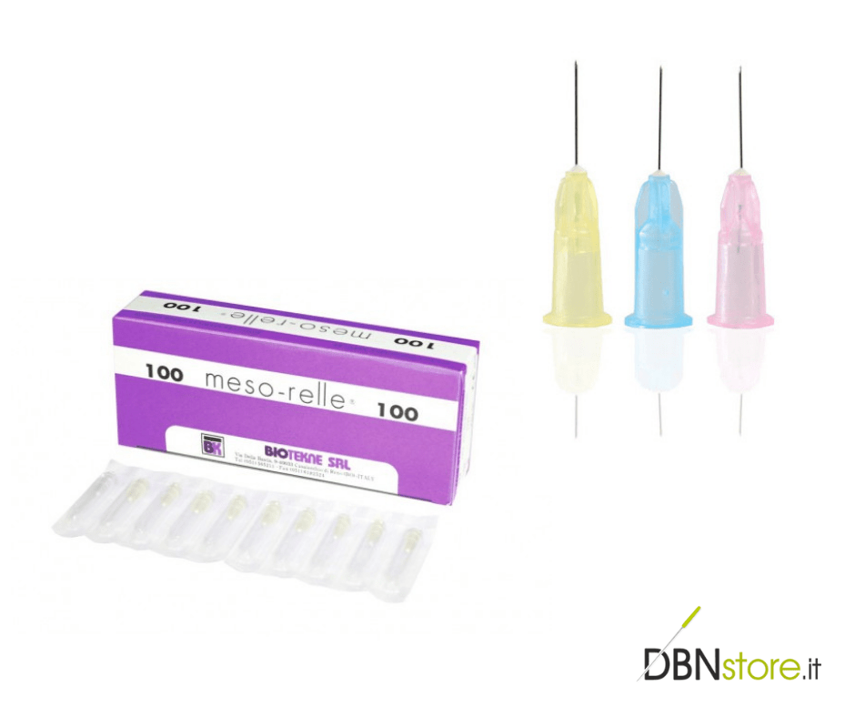 Aghi per scleroterapia 27G 12mm AS2712 Aghi per scleroterapia Mesorelle Mesoterapia DBN Store
